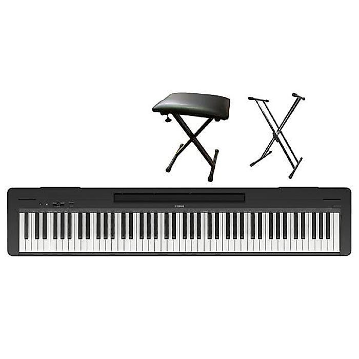 YAMAHA ( ヤマハ ) / P-145B 電子ピアノ X型スタンド+椅子セット