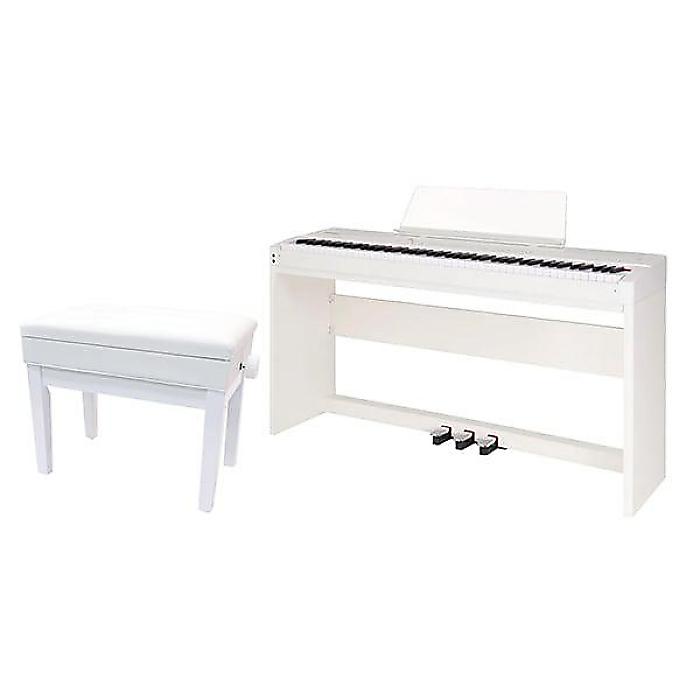 PLAYTECH ( プレイテック ) / PDP300WH 収納付きピアノ椅子セット