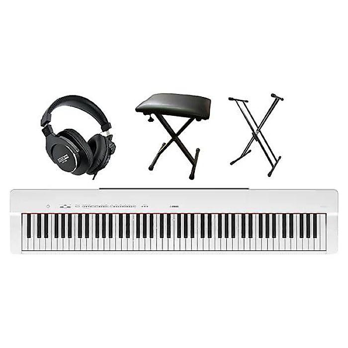 YAMAHA ( ヤマハ ) / P-225WH 電子ピアノ X型スタンド+椅子+ヘッドホンセット