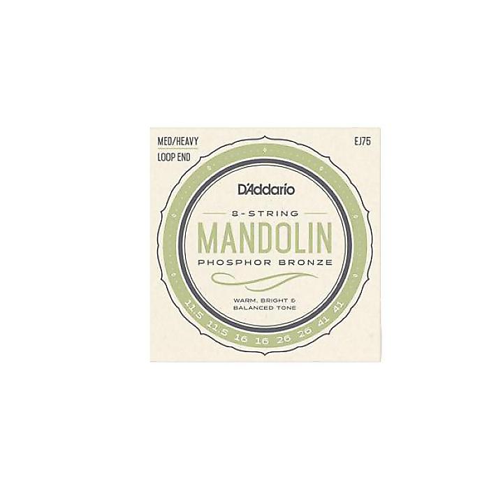 DADDARIO ( ダダリオ ) / EJ75 Mandolin Phosphor Bronze Med/Heavy 11.5-41 マンドリン弦