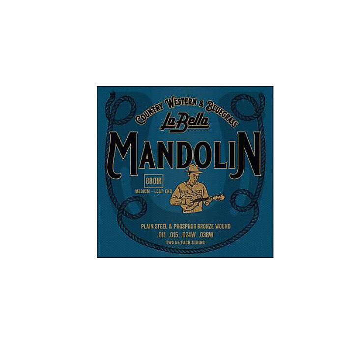 La Bella ( ラベラ ) / 880M Mandolin, Phosphor Bronze - Medium マンドリン弦