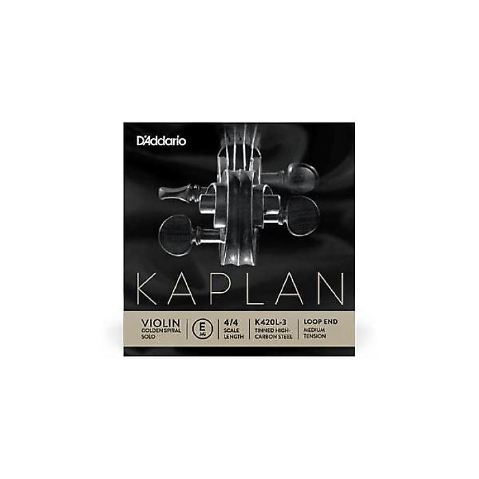 DADDARIO ( ダダリオ ) / K420L-3 Kaplan バイオリン弦 E線 Medium Loop End