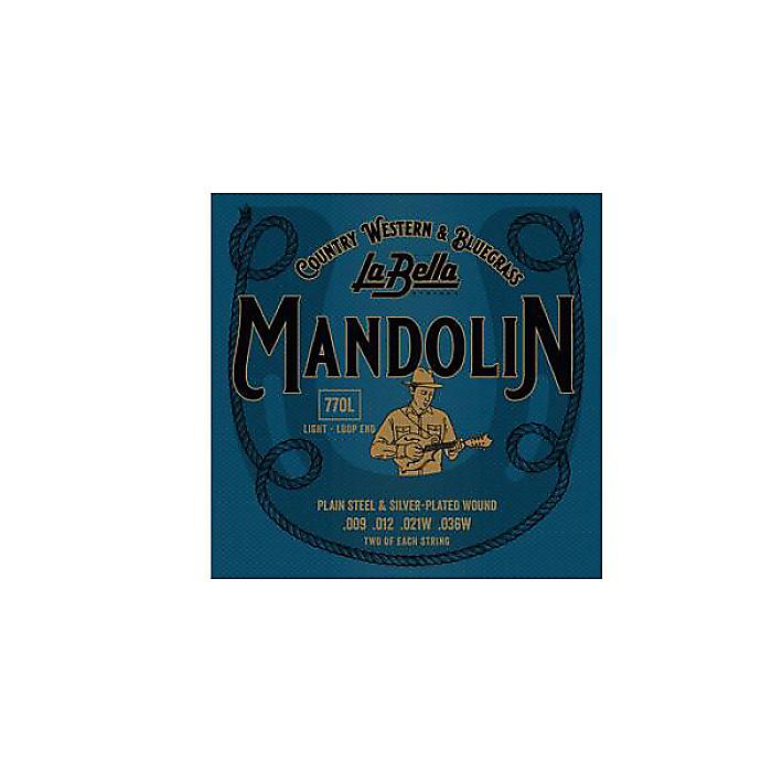 La Bella ( ラベラ ) / 770L Mandolin, Silver-Plated - Light マンドリン弦