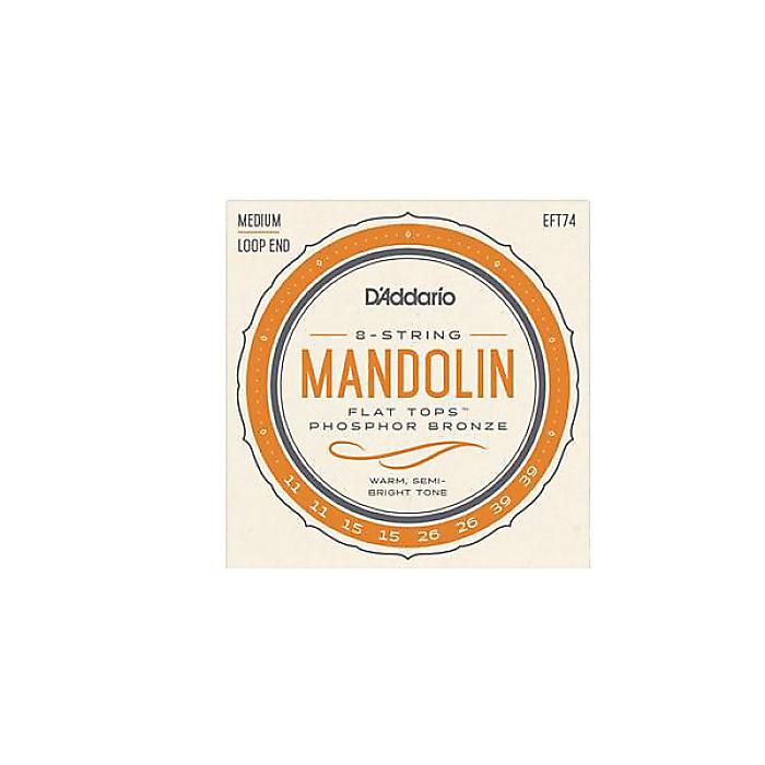 DADDARIO ( ダダリオ ) / EFT74 Mandolin Flat Tops Phosphor Bronze Medium 11-39