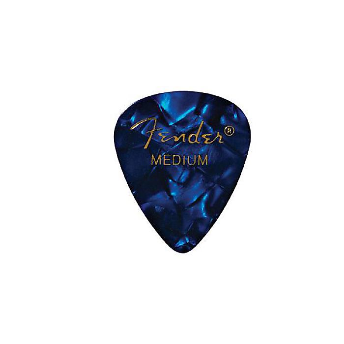 FENDER ( フェンダー ) / Premium Celluloid 351 Shape Pick Medium Blue Moto
