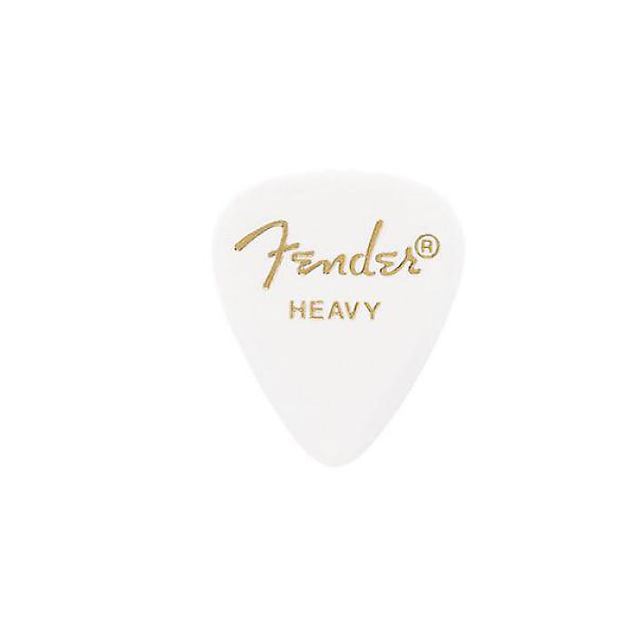 FENDER ( フェンダー ) / Classic Celluloid 351 Shape Pick Heavy White