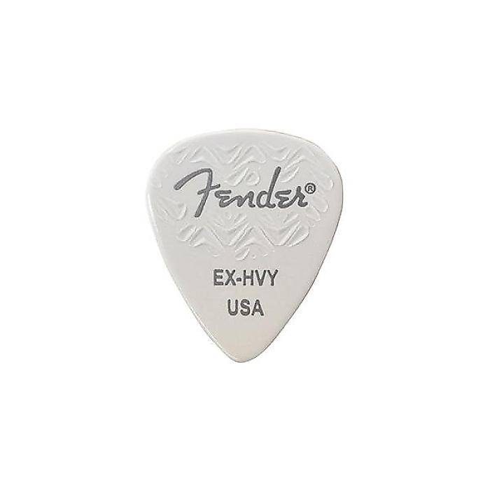 FENDER ( フェンダー ) / 351 SHAPE WAVELENGTH CELLULOID PICKS White, Extra Heavy