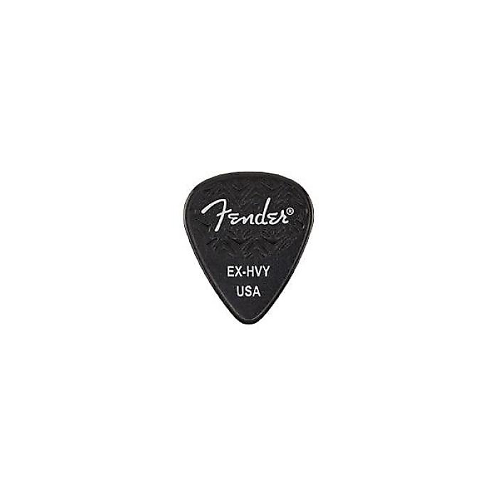 FENDER ( フェンダー ) / 351 SHAPE WAVELENGTH CELLULOID PICKS Black, Extra Heavy