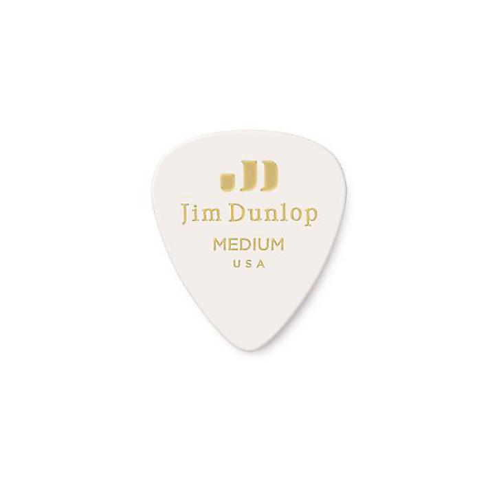 JIM DUNLOP ( ジムダンロップ ) / Genuine Celluloid Classics White Medium