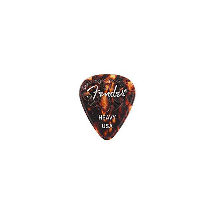 FENDER ( フェンダー ) / 351 SHAPE WAVELENGTH CELLULOID PICKS Tortoise Shell, Heavy