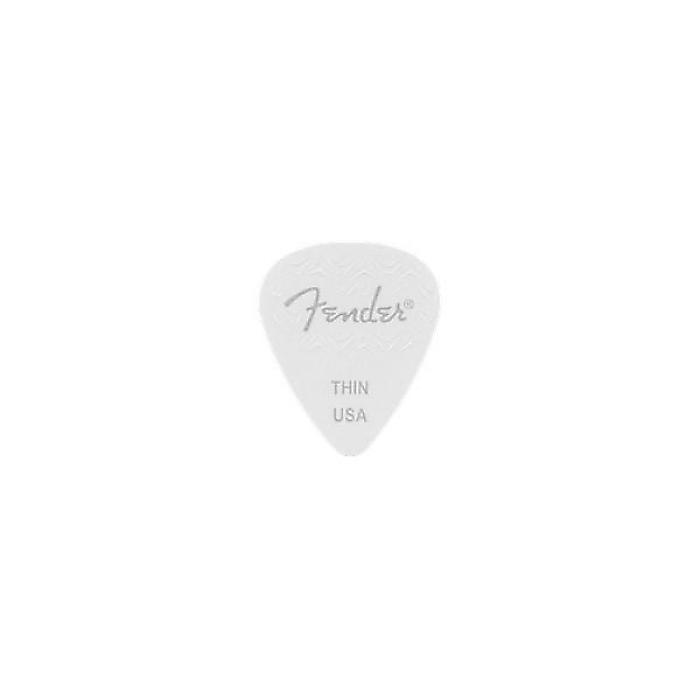 FENDER ( フェンダー ) / 351 SHAPE WAVELENGTH CELLULOID PICKS White, Thin