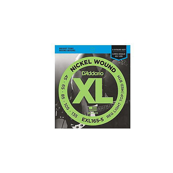 DADDARIO ( ダダリオ ) / EXL165-5 Nickel Wound 5-String Bass Light Top Med Btm 45-135