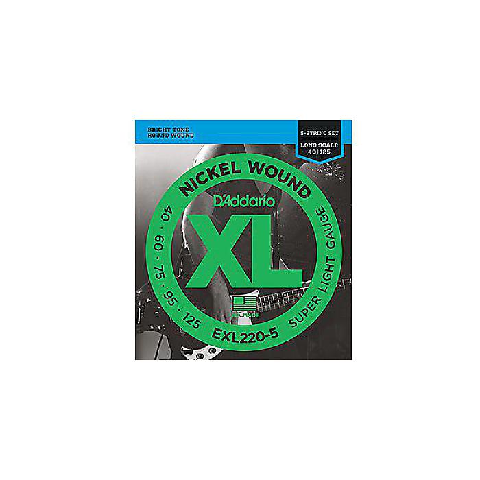 DADDARIO ( ダダリオ ) / EXL220-5 Nickel Wound 5-String Bass Super Light 40-125
