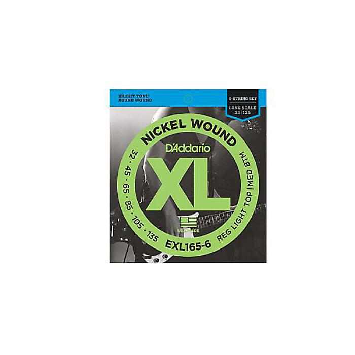 DADDARIO ( ダダリオ ) / EXL165-6 Nickel Wound 6-String Bass Light Top Med Btm 32-135