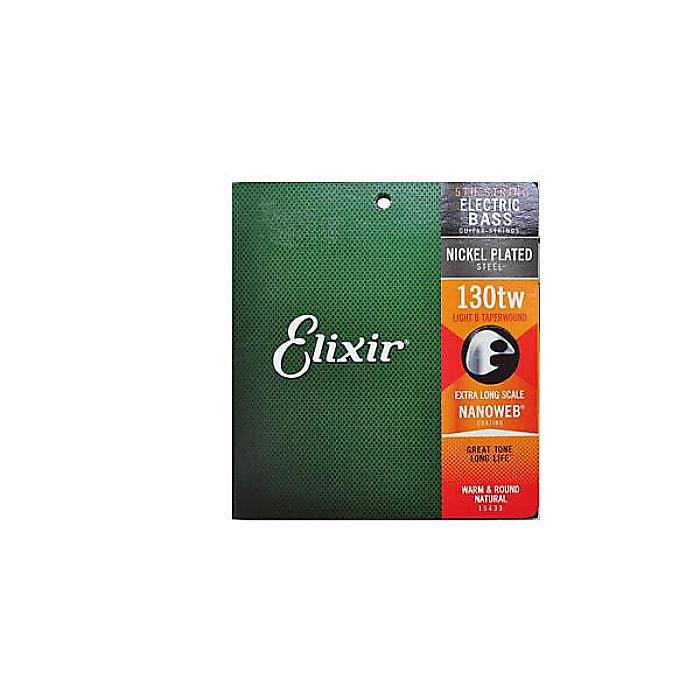 ELIXIR ( エリクサー ) / NANOWEB Single String 130XLtw バラ弦 ニッケル #15433