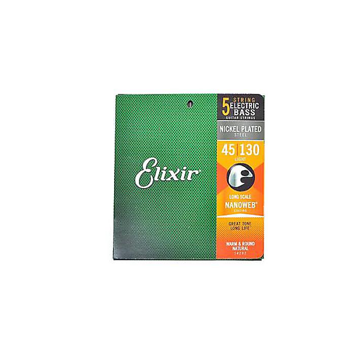 ELIXIR ( エリクサー ) / NANOWEB Light Long Scale #14202 5弦エレキベース弦