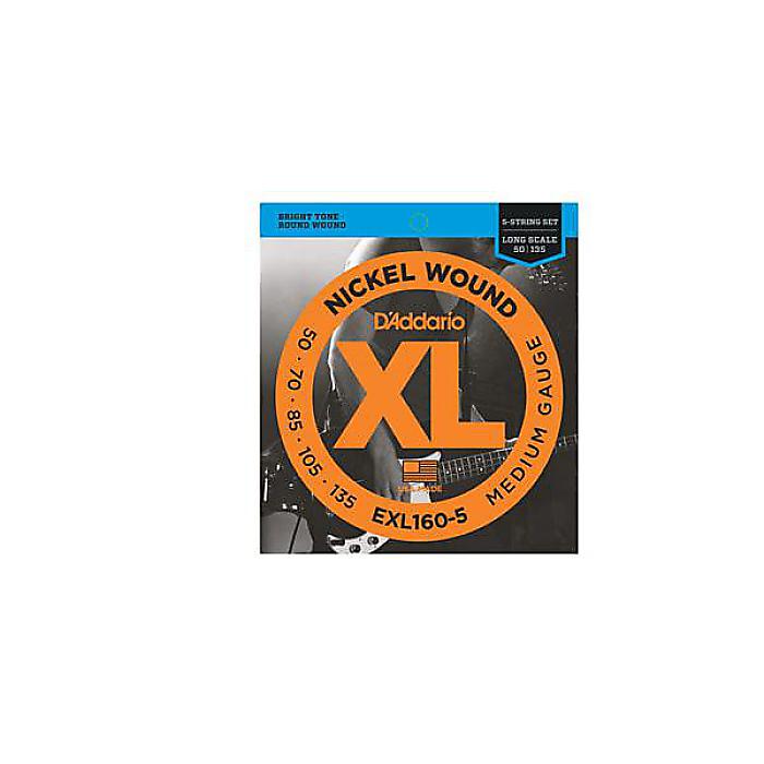 DADDARIO ( ダダリオ ) / EXL160-5 Nickel Wound 5-Strings Bass Medium 50-135