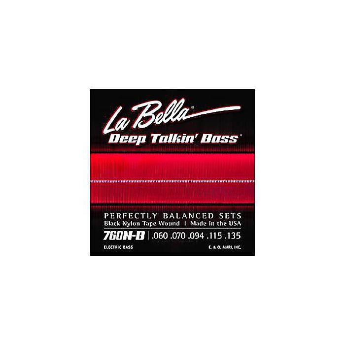 La Bella ( ラベラ ) / 760N-B Black Nylon Tape 5-String