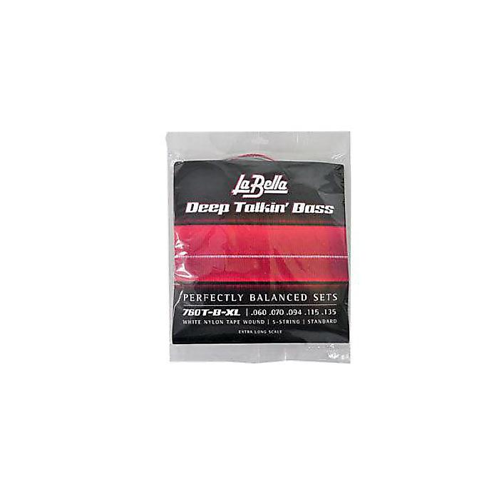 La Bella ( ラベラ ) / 760T-B-XL White Nylon Tape Standard 5-String ExtraLong Scale