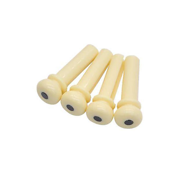 ALLPARTS ( オールパーツ ) / BP-0677-028 Cream Grooved Acoustic Bass Bridge Pins
