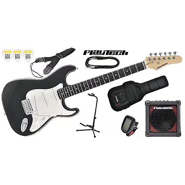 PLAYTECH ( プレイテック ) / ST250 ギター入門セット Rich Black