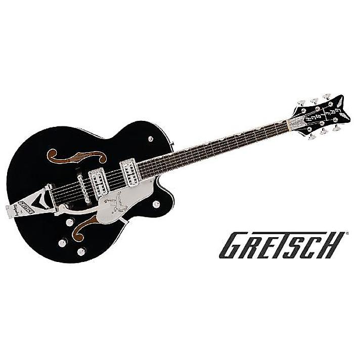 GRETSCH ( グレッチ ) / Falcon H /w S-Thru Big and Chrome , Ebony FB, Black