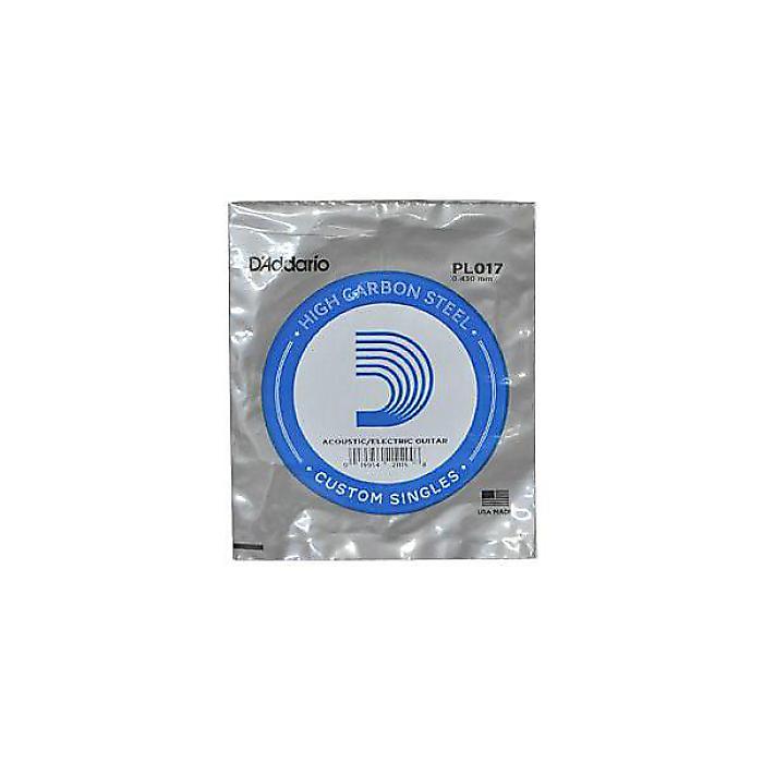 DADDARIO ( ダダリオ ) / PL017 Single Plain Steel 017