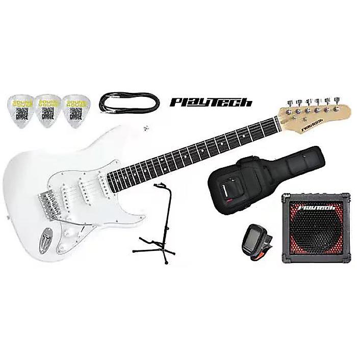 PLAYTECH ( プレイテック ) / ST250 ギター入門セット Rich White