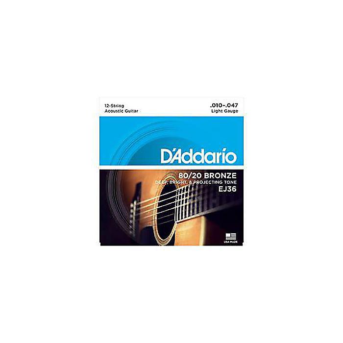DADDARIO ( ダダリオ ) / EJ36 80/20 Bronze Wound 12-String / Light,10-47