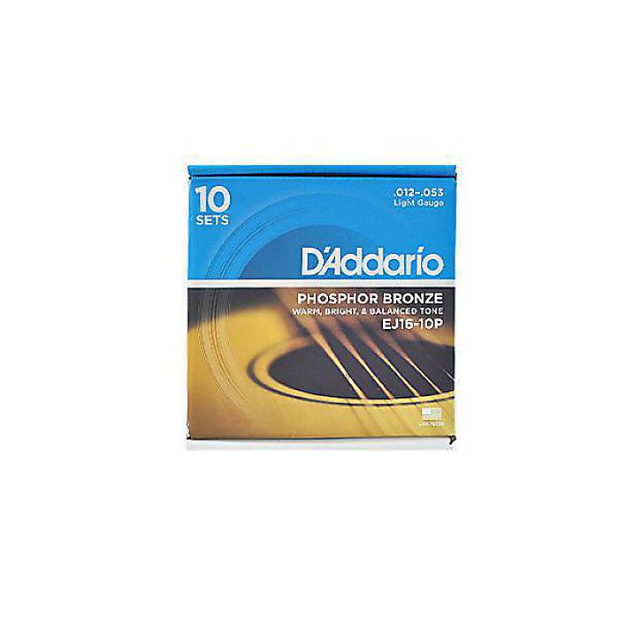DADDARIO ( ダダリオ ) / EJ16-10P 10-Pack Phosphor Bronze Wound Light