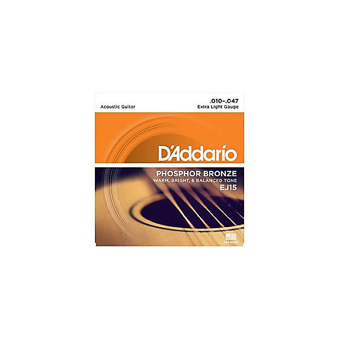 DADDARIO ( ダダリオ ) / EJ15-3D 3-Pack Phosphor Bronze Wound Extra Light