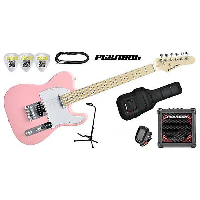 PLAYTECH ( プレイテック ) / TL250ギター入門セットMaple Pink