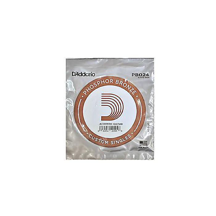 DADDARIO ( ダダリオ ) / PB024 Single Phosphor Bronze Wound 024