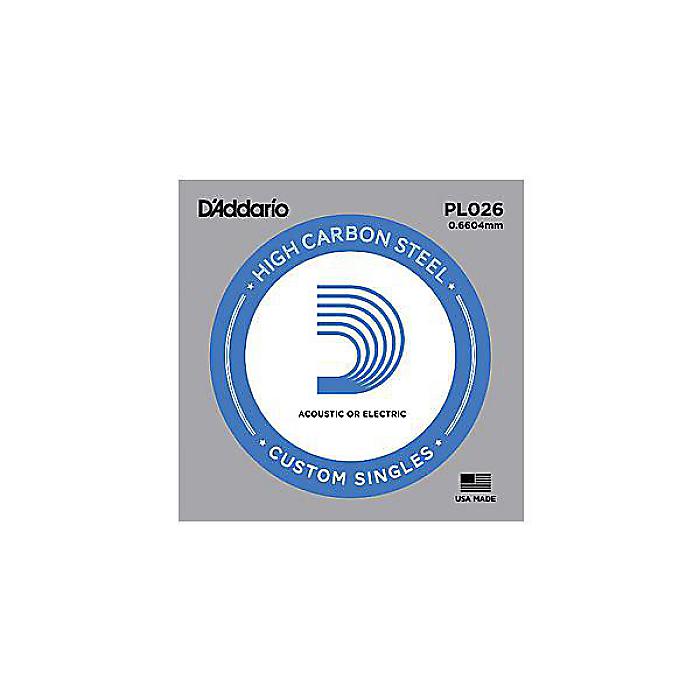 DADDARIO ( ダダリオ ) / PL026 Single Plain Steel 026
