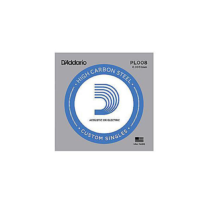 DADDARIO ( ダダリオ ) / PL008 Single Plain Steel 008