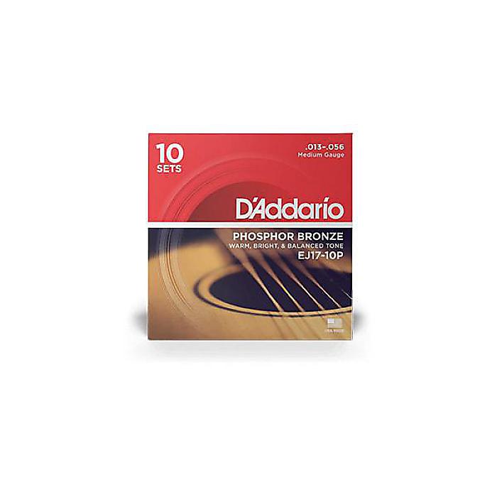 DADDARIO ( ダダリオ ) / EJ17-10P 10-Pack Phosphor Bronze Wound Medium