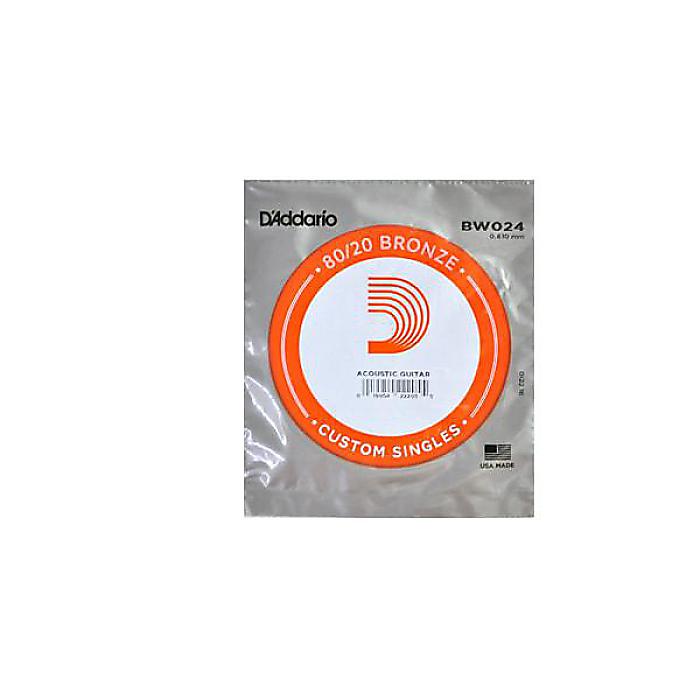 DADDARIO ( ダダリオ ) / BW024 Single 80/20 Bronze Wound 024