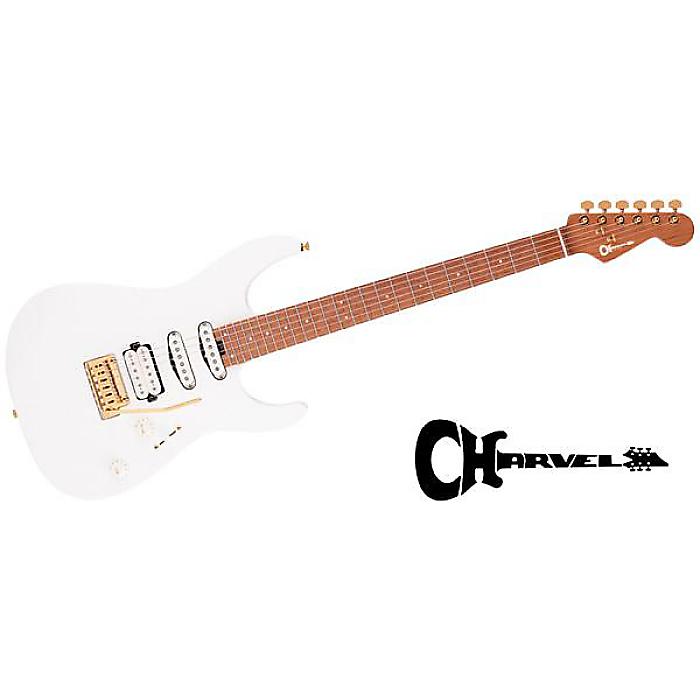 CHARVEL ( シャーベル ) / Pro-Mod DK24 HSS 2PT CM SNOW WHITE