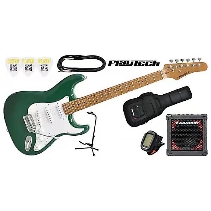 PLAYTECH ( プレイテック ) / ST280ギター入門セット Green