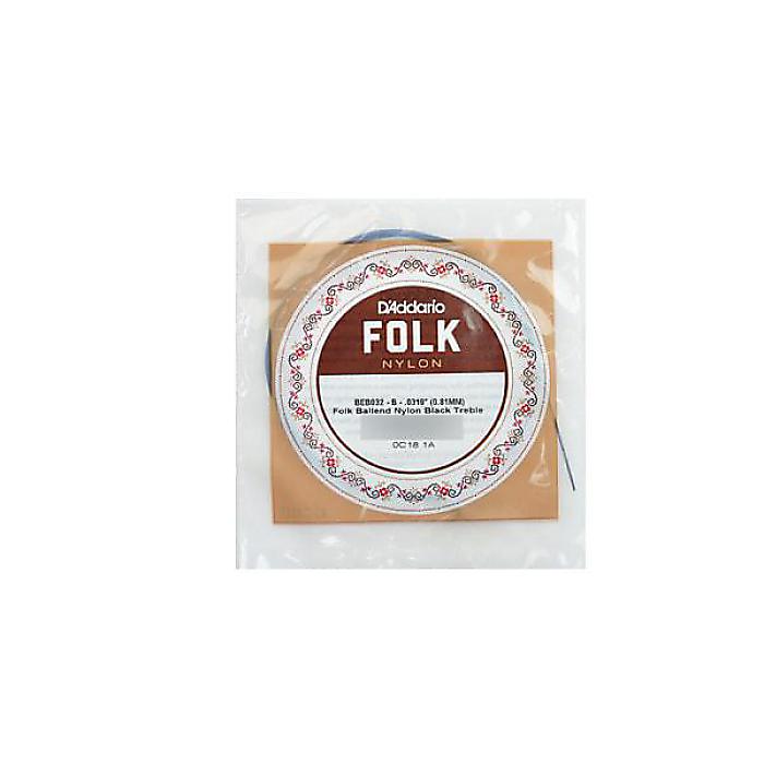 DADDARIO ( ダダリオ ) / BEB032 Single Classical/Folk Guitar Black Nylon 032 Ball End