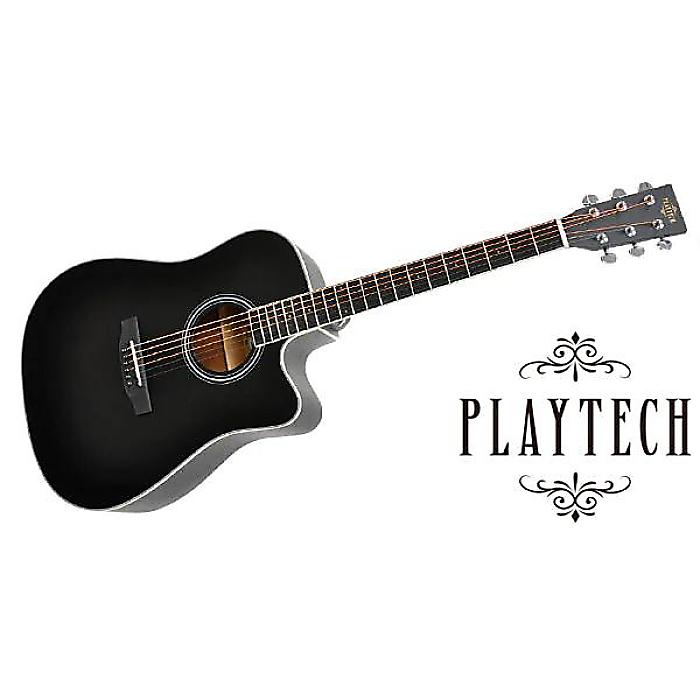 PLAYTECH ( プレイテック ) / AD28C Black ドレッドノート・カッタウェイタイプ