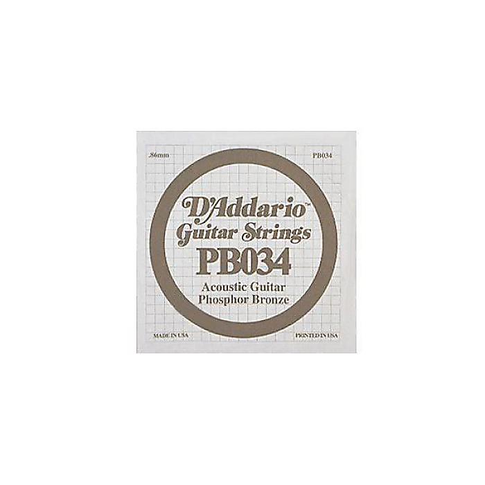 DADDARIO ( ダダリオ ) / PB034 Single Phosphor Bronze Wound 034