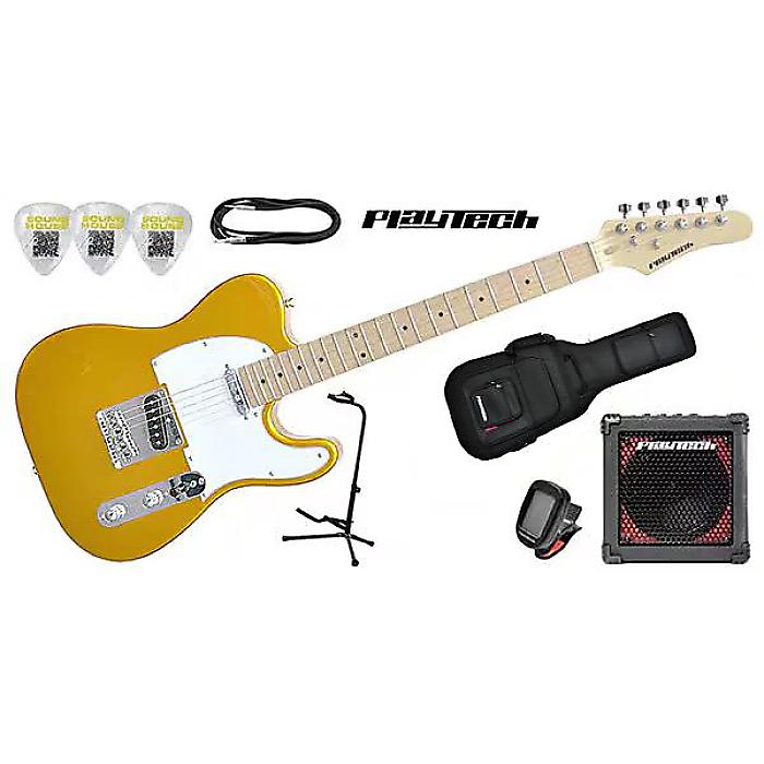 PLAYTECH ( プレイテック ) / TL250ギター入門セットMaple Gold