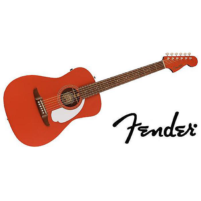FENDER ( フェンダー ) / Malibu Player Walnut FB White Pickguard Fiesta Red