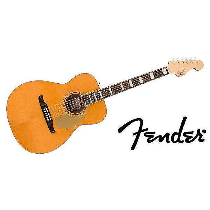 FENDER ( フェンダー ) / Malibu Vintage Ovangkol FB Gold Pickguard Aged Natural
