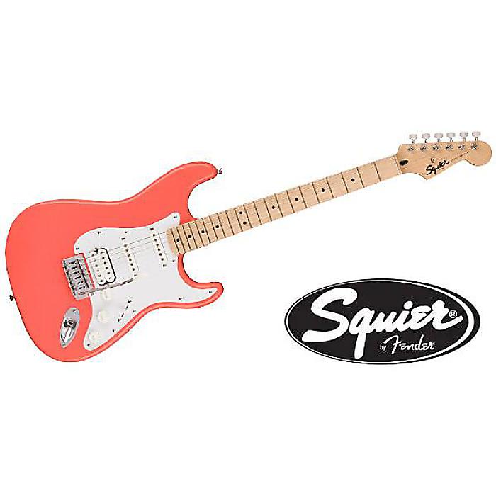 SQUIER ( スクワイヤ ) / Sonic Stratocaster HSS Maple-FB White-PG Tahitian Coral