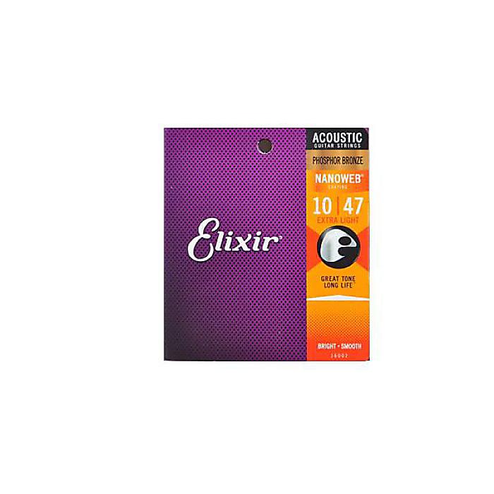 ELIXIR ( エリクサー ) / NANOWEB Phosphor Bronze Extra Light #16002