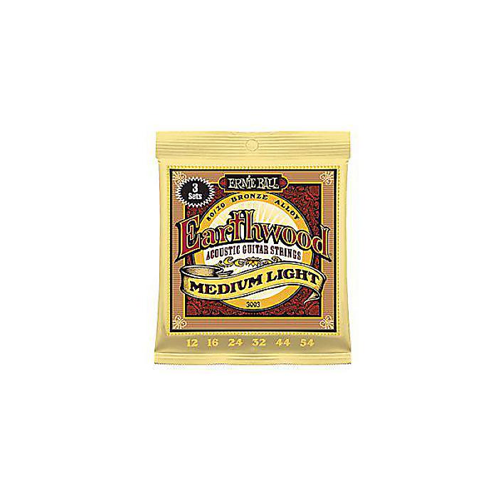 ERNIE BALL ( アーニー・ボール ) / Earthwood MEDIUM LIGHT 3SET PACK #3003