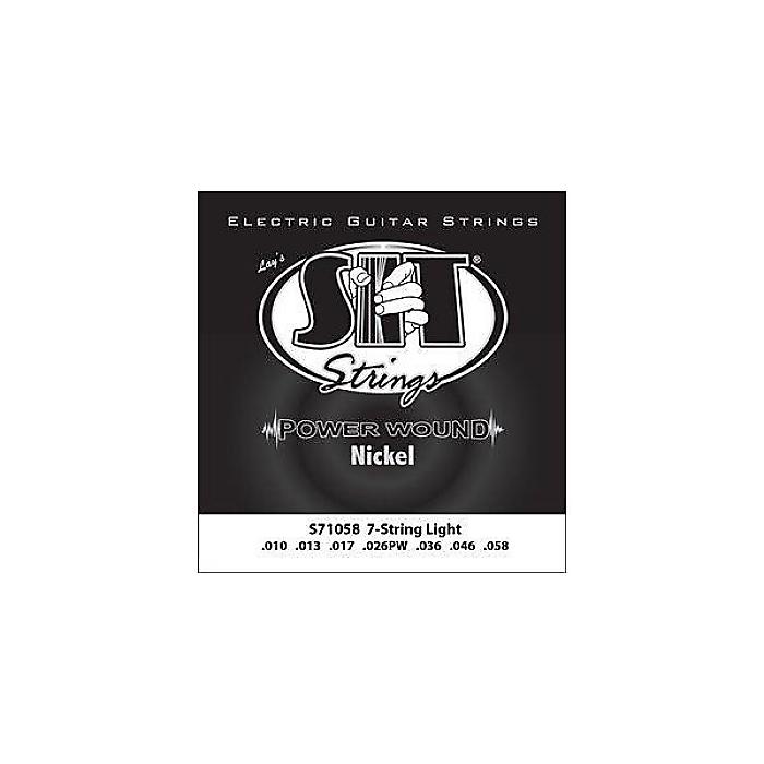 SIT STRINGS ( エスアイティーストリングス ) / S7-1058 7-STRING MEDIUM POWER WOUND NICKEL ELECTRIC