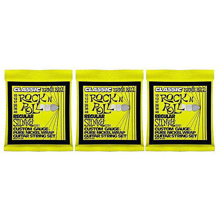 ERNIE BALL ( アーニー・ボール ) / Classic Regular Slinky #2251、 3パックセット